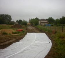 R&eacute;alisation du chemin d'acc&egrave;s