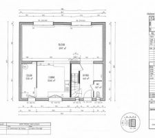 Vue du rez-de-chaussée sur plan constructeur