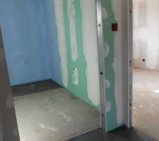 Création du bac pour douche à l'italienne