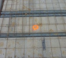 Préparation pour le coulage de dalle:
-Installation des hourdis bétons