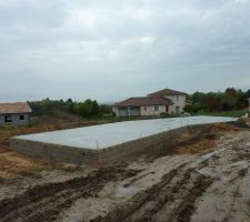 La dale à été coulé le 27 avril