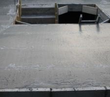 Dalle RDC coulée et cage d'escalier