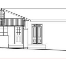 Plan de coupe (face sud)