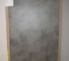 Plan de travail couleur  gris beton .