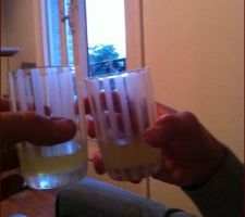 On fete le travail accompli !!! un petit limoncello