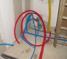 Fixation des gaines au sol