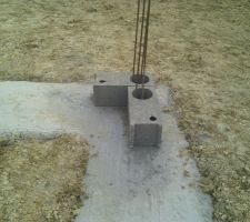 1 er parpaing du vide sanitaire