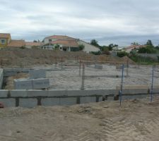 Soubassement en cours.