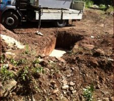 Emplacement pour la fosse