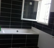 Fa&iuml;ence de la grande salle de bain