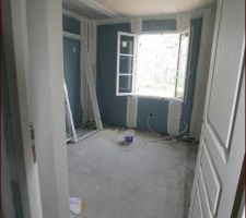 Chambre du rdc (le plancher est déjà réservé :-) )
