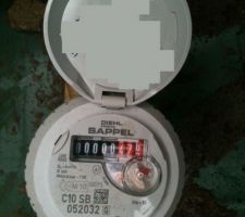 Notre compteur a eau tous neuf