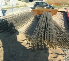 Ferraille pour la dalle