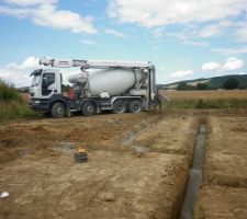 Coulage des fondations