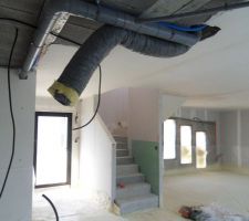 Finition plafond platre