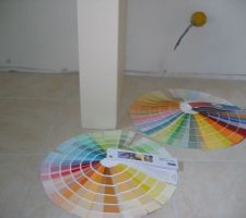 2 nuanciers... il faut bien &ccedil;a !!!!
quelles couleurs mettre avec meubles vanille et plan de travail oxyde rouille ??? casse t&ecirc;te... on pense orange et vert ?