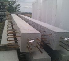 Livraison des longrines,poutrelles,marmites.