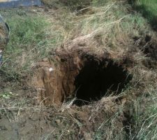 Mise en place du puit