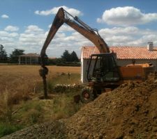 Mise en place du puit