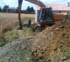 Mise en place du puit