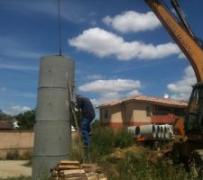 Mise en place du puit