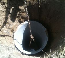 Mise en place du puit