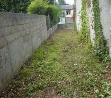 All&eacute;e du garage au portail d&eacute;gag&eacute;e