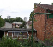 Vue du sud de l'implantation