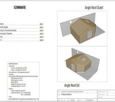 Les superbes plans fournis par le bureau d'études que l'on a retenu, basé dans le Finistère et spécialisé dans la construction bois.
BE chaudement recommandé, car des prestations vraiment adaptées à l'autoconstruction, avec plans très complets, vues détaillées des pièces les plus complexes à usiner, fiche de débit... 

Tout pour attaquer sereinement ! (coordonnées disponibles sur simple demande, car je ne suis pas sûr de pouvoir les citer ici)