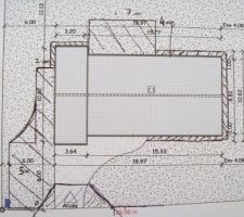 En blanc , ce qui est prévu par le constructeur , en hachuré ce que l'on rajoute