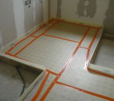 Scotchage terminé salle de bain