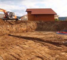 Fin terrassement mise en sécurité chantier