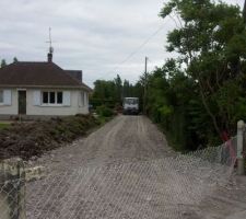 Le chemin vu de la route