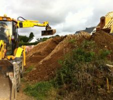 Travaux de la SAUR pour le compteur d'eau
