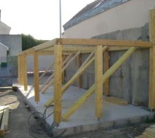 Construction bois pour le garage