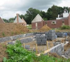 Vide sanitaire vu du garage