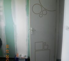 Porte salle d'eau et wc