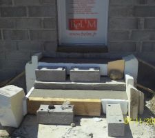Preparation escalier exterieur pour le carrelage