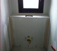 WC coffré en haut