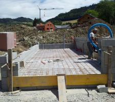 Ferraillage dalle garage