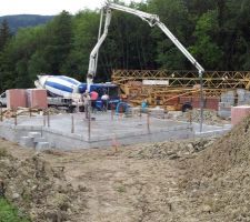 Coulage dalle vide sanitaire