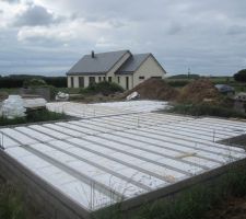 Les hourdis de type ISOBOX sont pos&eacute;s