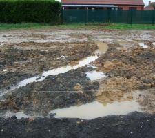 On dirair qu'il a plu de l"eau