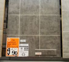 Carrelage pour le sol de la buanderie