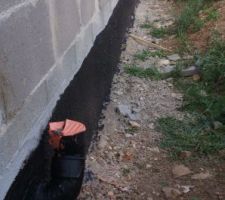 Application seconde couche du bitume hydrofuge