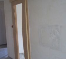 Porte coulissante à l?extérieur de la cuisine