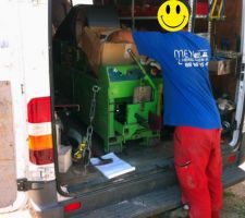 Réalisation des gouttières, en direct live!