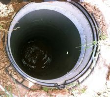 Viabilisation fin : le puits perdu, pour eaux de pluie!