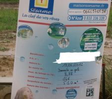 Panneau posé