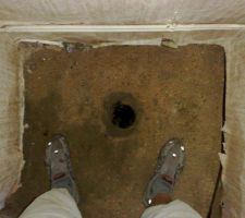 Voila ou debouchaient les WC